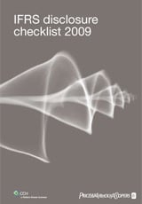 IFRS disclosure checklist 2009